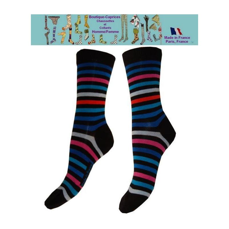 Chaussettes Rayures Bleues Rykiel Les petits Caprices
