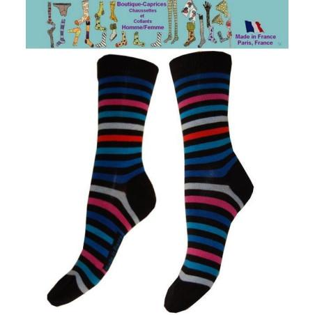 Chaussettes Rayures Bleues Rykiel Les petits Caprices