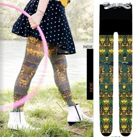 Collant Fil de joie Sulli jeu de fleurs