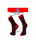 Chaussons chaussettes les petits caprices étoiles rouges