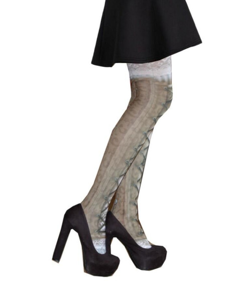 Collant Cuissarde Tattoo profil