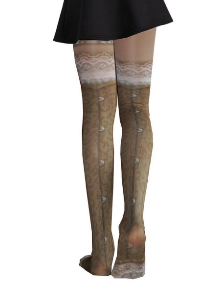 Collant Cuissarde Tattoo arrière