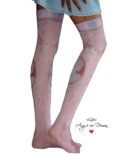 Cuissarde anges ou démons Antique