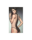 Body Simil cuir effet transparent