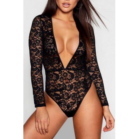 Body Dentelle Plongeant