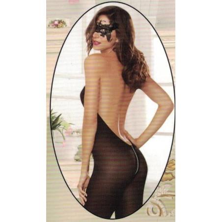 Body combinaison Zippé noir