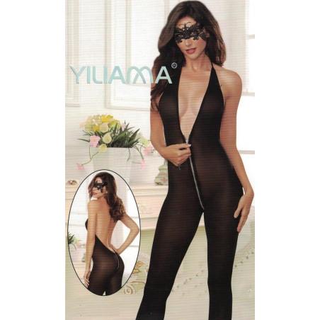 Body combinaison Zippé noir