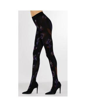 Collant longues fleurs Pierre Mantoux