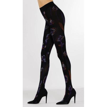 Collant longues fleurs Pierre Mantoux