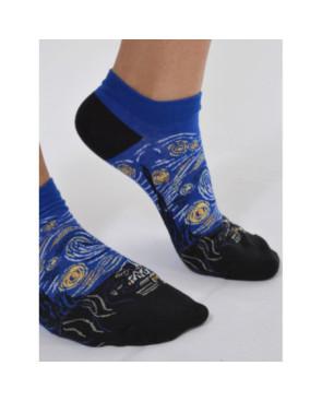 Socquette Coton La nuit de Van Gogh