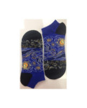Socquette Coton La nuit de Van Gogh