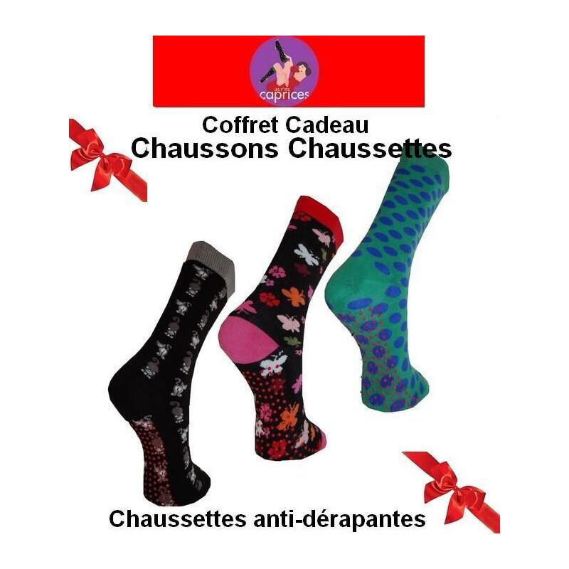 Coffret de chaussettes chaussons femme les petits Carices