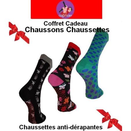 Coffret de chaussettes chaussons femme les petits Carices