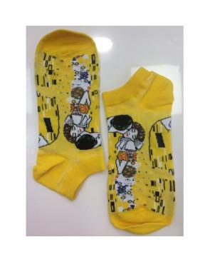  Socquette Coton Le baiser de Klimt