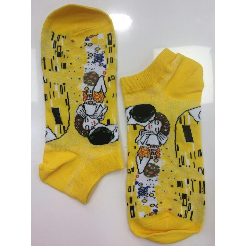 Socquette Coton Le baiser de Klimt