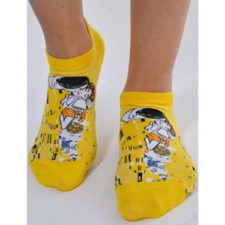 Socquette Coton Le baiser de Klimt