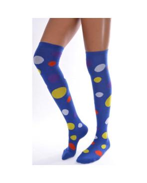 Jambières multi pois Bleus
