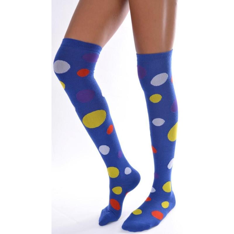 Jambières multi pois Bleus