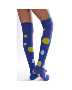 Jambières multi pois Bleus