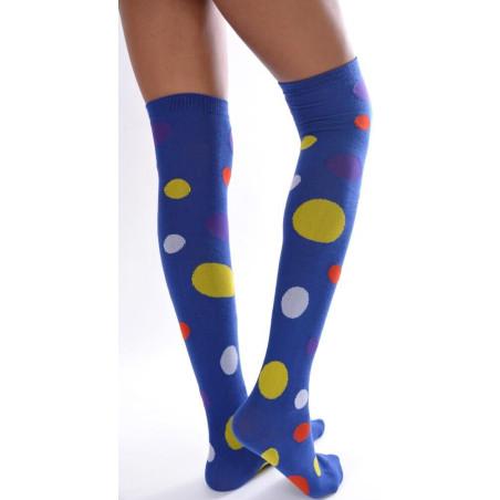 Jambières multi pois Bleus