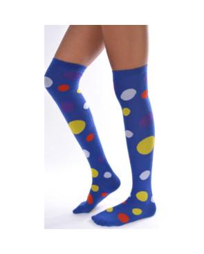  Jambières multi pois Bleus profil