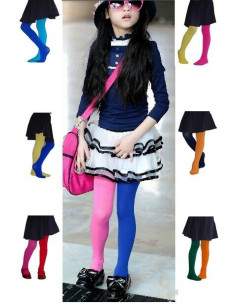 Collant Bicolore rigolo Enfant
