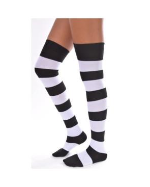 Jambières coton noires et blanches
