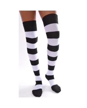 Jambières coton noires et blanches