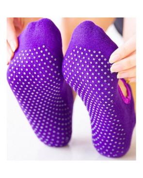 Chaussettes Yoga Ouverte coton bouclette