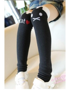 Mi bas Girly love Cats noir