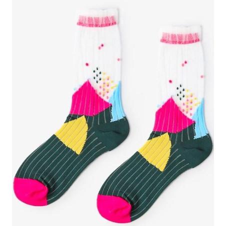 chaussettes pois tendances psyché
