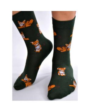 Chaussettes chat tigré délire
