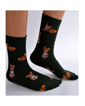  Chaussettes chat tigré délire