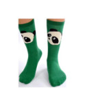 Chaussettes vertes pandas