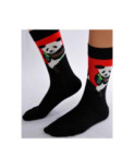 Chaussettes rouges pandas