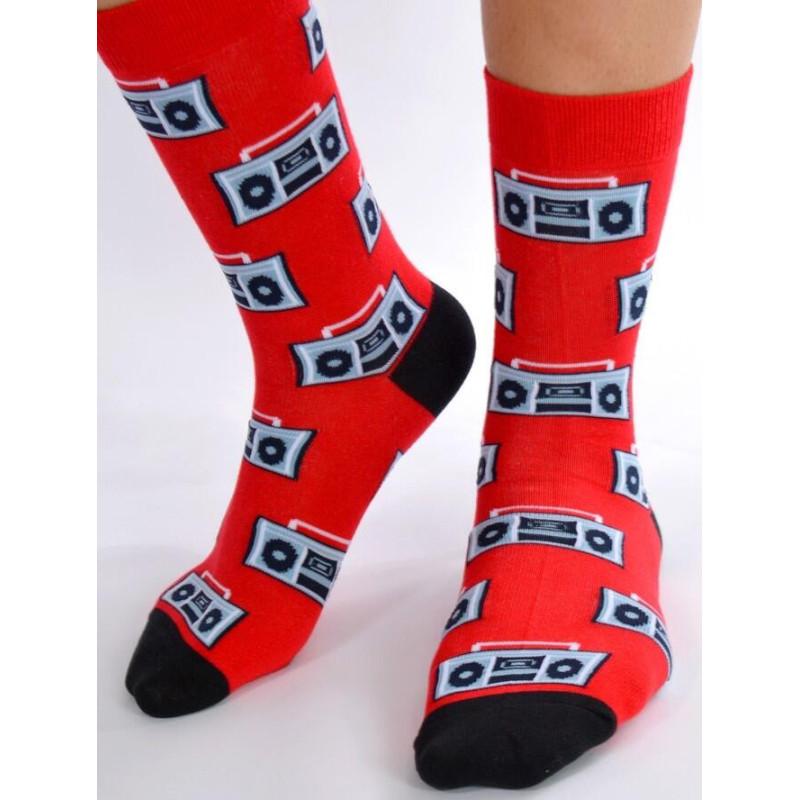 Chaussettes pop radio cassettes