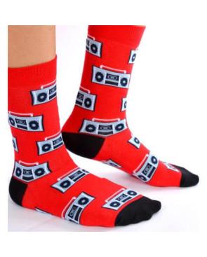 Chaussettes pop radio cassettes