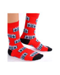Chaussettes pop radio cassettes