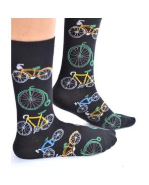 Chaussettes vélos retro pop art