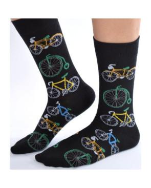 Chaussettes vélos retro pop art