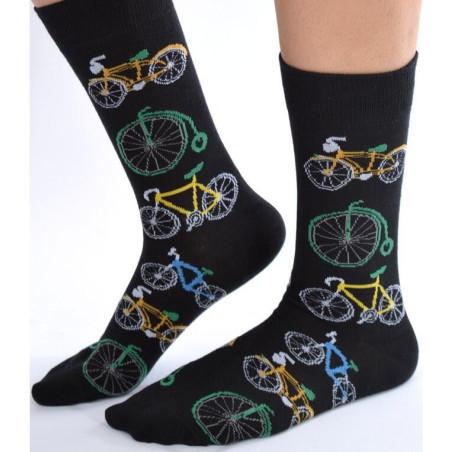 Chaussettes vélos retro pop art