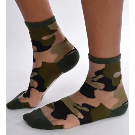Chaussettes sensuel camouflage chic