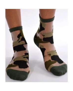  Chaussettes sensuel camouflage chic vert foret