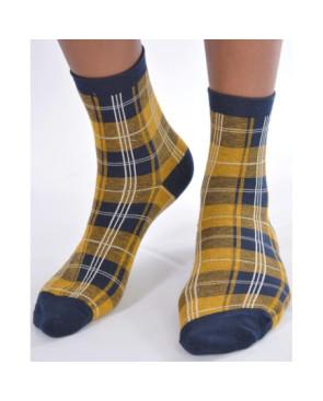 Chaussettes Ecossaises Moutarde