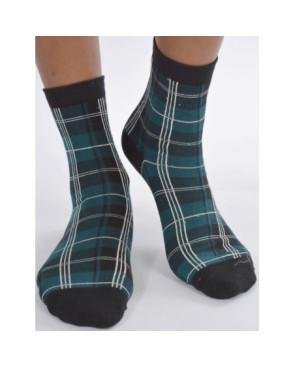 Chaussettes Vertes carreaux écossais
