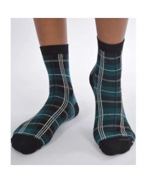 Chaussettes Vertes carreaux écossais
