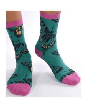 Chaussettes aux jolis papillons