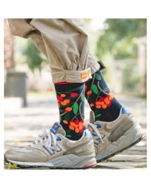 Chaussettes bouquet asymétrique fleuri