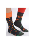 Chaussettes bouquet asymétrique fleuri
