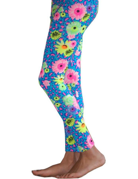 Legging Enfant tournesol psyché turquoise